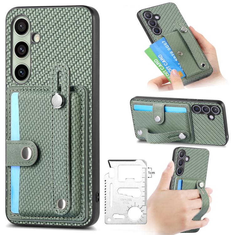 Custodia portafoglio con supporto e attrezzi per Galaxy S25 5G