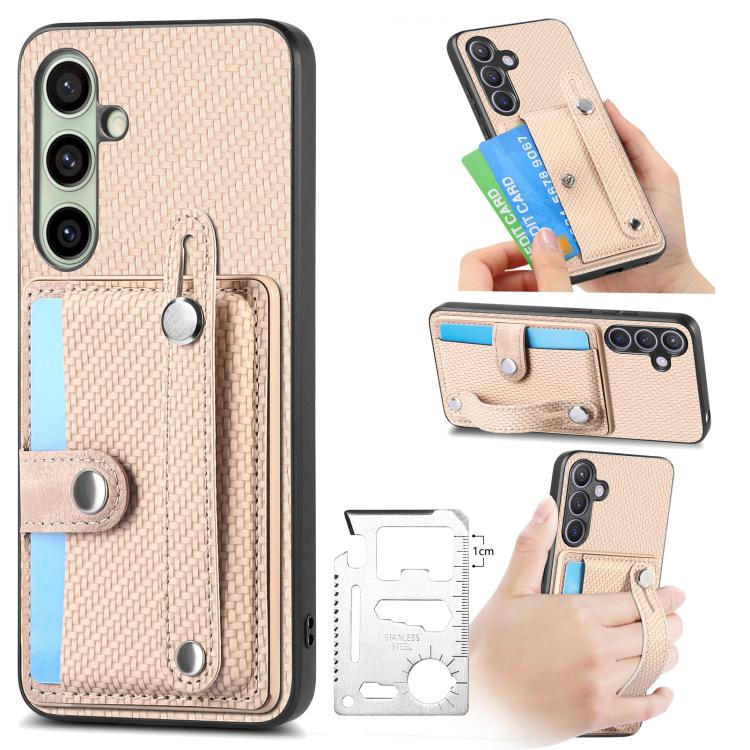 Custodia portafoglio con supporto e attrezzi per Galaxy S25 5G