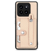 Cassa del telefono posteriore del portafoglio del cavalletto del braccialetto con il coltello dell'attrezzo, For Xiaomi 14, For Redmi 12C, For Xiaomi 13 Pro, For Xiaomi 13