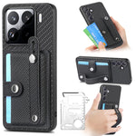 Custodia portafoglio con supporto e attrezzo per smartphone