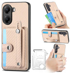 Custodia portafoglio con supporto e attrezzo per smartphone