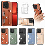 Custodia portafoglio con supporto e attrezzo per smartphone