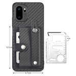 Cassa del telefono posteriore del portafoglio del cavalletto del braccialetto con il coltello dell'attrezzo, For OnePlus Ace 6 / 6T / 15R, For OnePlus 15, For OnePlus Nord CE2 Lite 5G