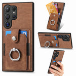 Custodia portafoglio TPU e PU per Samsung Galaxy S24 FE