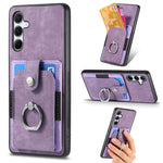 Custodia portafoglio TPU e PU per Samsung Galaxy S24 FE