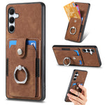 Custodia portafoglio TPU e PU per Samsung Galaxy S24 FE