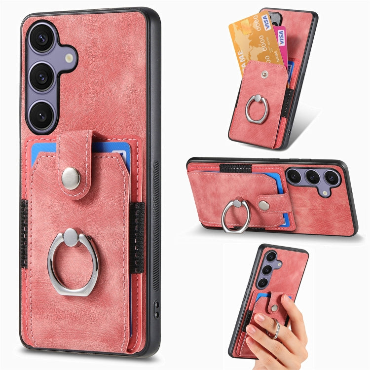 Custodia portafoglio TPU e PU per Samsung Galaxy S25 5G