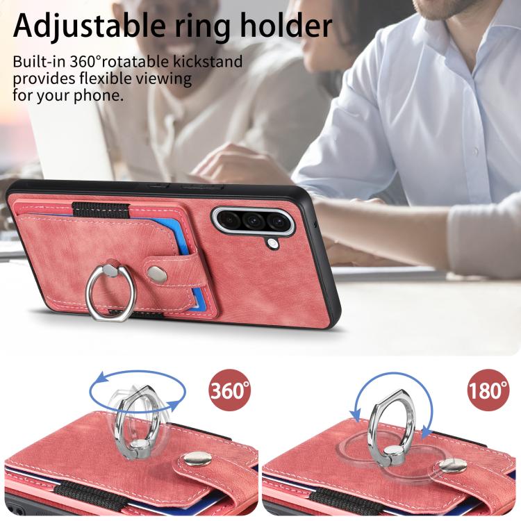 Custodia portafoglio TPU e PU per Samsung Galaxy S25 5G
