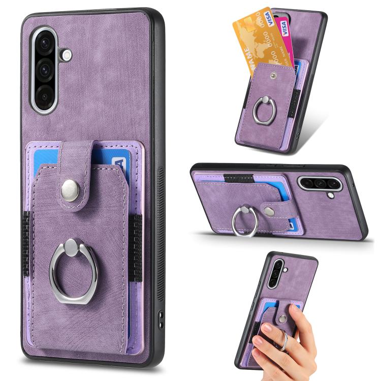 Custodia portafoglio TPU e PU per Samsung Galaxy S25 5G