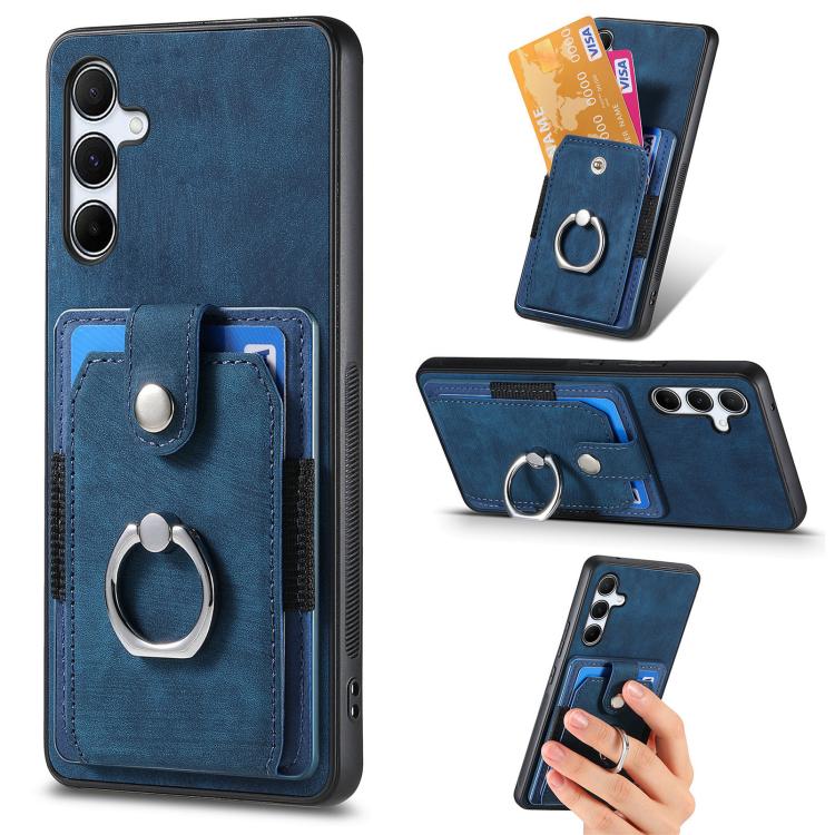 Custodia portafoglio TPU e PU per Samsung Galaxy S24 FE
