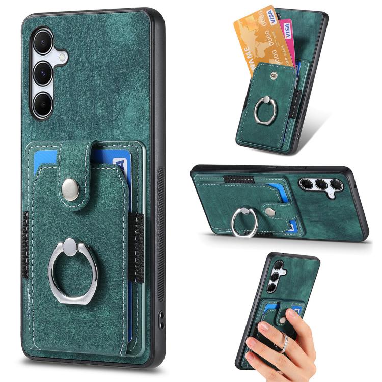 Custodia portafoglio TPU e PU per Samsung Galaxy S24 FE