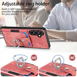 Custodia portafoglio TPU e PU per Samsung Galaxy S24 FE