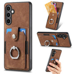 Custodia portafoglio TPU e PU per Samsung Galaxy S24 FE