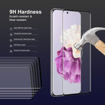 ENKAY Film completo in vetro temperato curvo a colla piena curva 3D, For Huawei P60 Pro / Art(1pc)