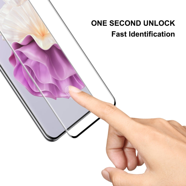 ENKAY Film completo in vetro temperato curvo a colla piena curva 3D, For Huawei P60 Pro / Art(1pc)