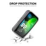 ENKAY Hat-Prince Custodia per orologio in TPU trasparente a copertura totale con protezione per lo schermo, For Huawei Band 8 / 9