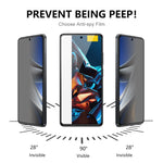 Pellicola vetro temperato anti-sbirciatina per Xiaomi Poco F5 Pro