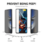 ENKAY 28 Dedgree Pellicola a schermo intero in vetro temperato anti-sbirciatina, For Xiaomi Poco F5 Pro(1pc)