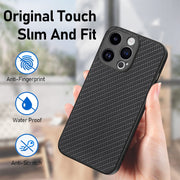 Custodia in pelle per iPhone 14 Pro Max e 15 Plus