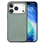 Cover posteriore in pelle per iPhone 14 Pro e 15 Pro Max