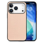 Cover posteriore in pelle per iPhone 14 Pro e 15 Pro Max
