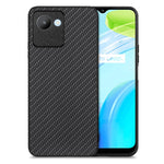 Cover posteriore in pelle con texture in fibra di carbonio, For Realme 14 Pro+, For Realme 14 Pro, For Realme Neo7, For Realme C30