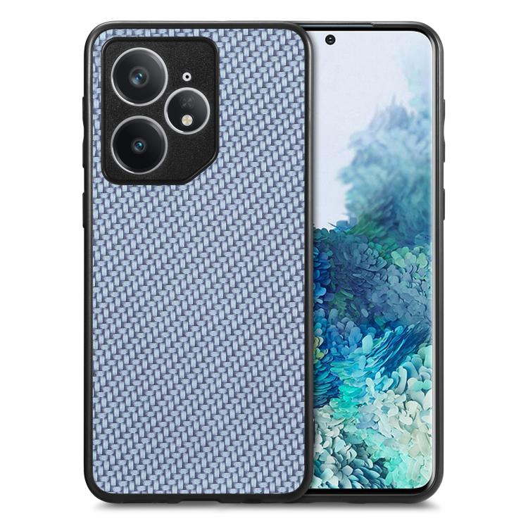 Cover posteriore in pelle con texture in fibra di carbonio, For Realme 14 Pro+, For Realme 14 Pro, For Realme Neo7, For Realme C30