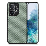 Cover posteriore in pelle con texture in fibra di carbonio, For Realme 14 Pro+, For Realme 14 Pro, For Realme Neo7, For Realme C30