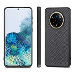Cover posteriore in pelle con texture in fibra di carbonio, For Realme 14 Pro+, For Realme 14 Pro, For Realme Neo7, For Realme C30