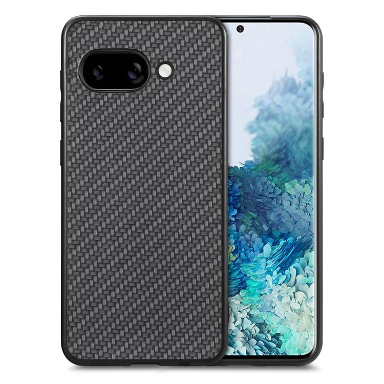 Cover posteriore in pelle con texture in fibra di carbonio, For Google Pixel 10 Pro XL, For Google Pixel 10 / 10 Pro, For Google Pixel 9a, For Google Pixel 9 Pro XL