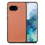 Cover posteriore in pelle con texture in fibra di carbonio, For Google Pixel 10 Pro XL, For Google Pixel 10 / 10 Pro, For Google Pixel 9a, For Google Pixel 9 Pro XL