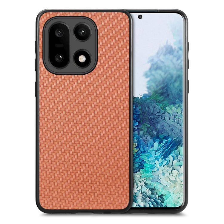 Cover posteriore in pelle con texture in fibra di carbonio, For OnePlus Ace 6 / 6T / 15R, For OnePlus 15, For OnePlus Nord CE 2 Lite 5G