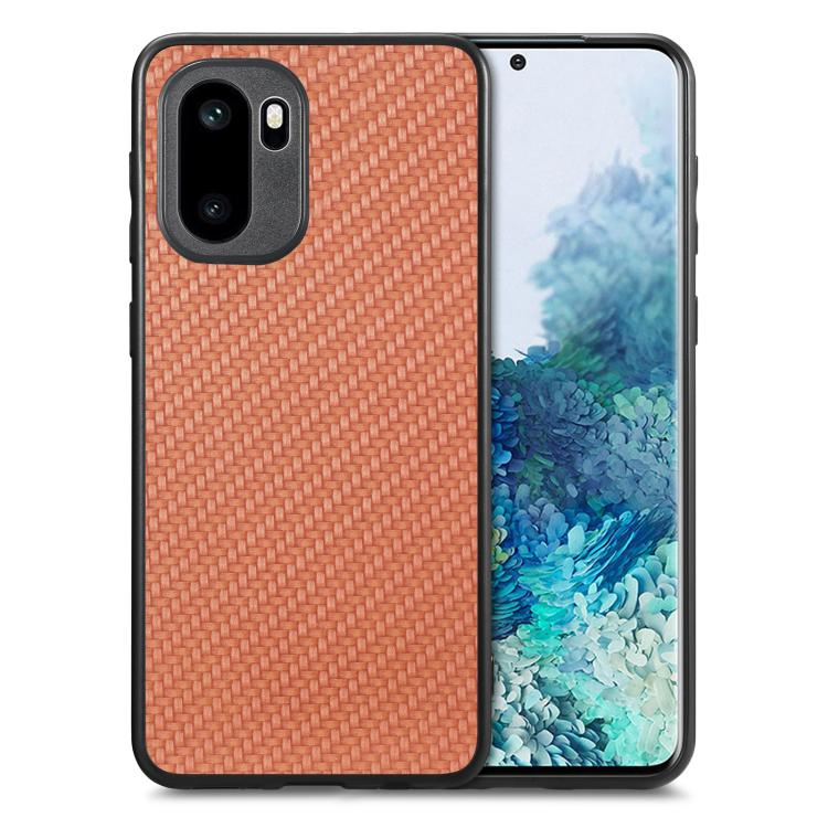 Cover posteriore in pelle con texture in fibra di carbonio, For OnePlus Ace 6 / 6T / 15R, For OnePlus 15, For OnePlus Nord CE 2 Lite 5G