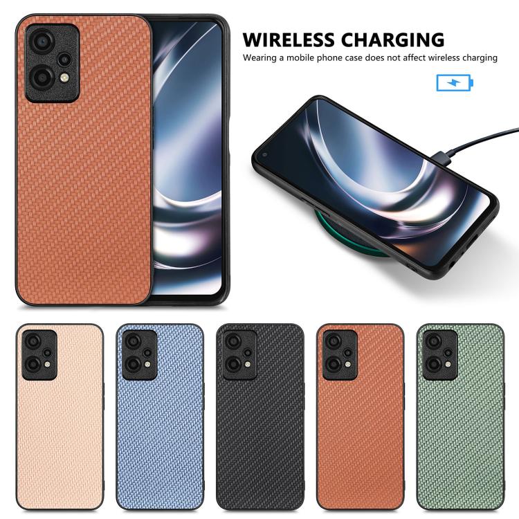 Cover posteriore in pelle con texture in fibra di carbonio, For OnePlus Ace 6 / 6T / 15R, For OnePlus 15, For OnePlus Nord CE 2 Lite 5G