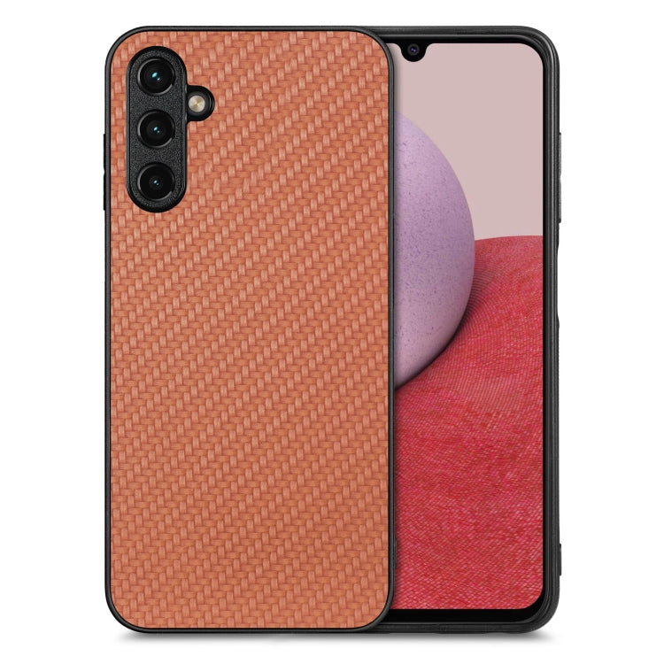 Cover posteriore in pelle con texture in fibra di carbonio, For Samsung Galaxy A54 5G, For Samsung Galaxy A14 5G, For Samsung Galaxy A22 4G, For Samsung Galaxy A22 5G