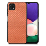Cover posteriore in pelle con texture in fibra di carbonio, For Samsung Galaxy A54 5G, For Samsung Galaxy A14 5G, For Samsung Galaxy A22 4G, For Samsung Galaxy A22 5G