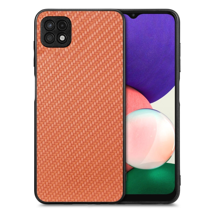 Cover posteriore in pelle con texture in fibra di carbonio, For Samsung Galaxy A54 5G, For Samsung Galaxy A14 5G, For Samsung Galaxy A22 4G, For Samsung Galaxy A22 5G