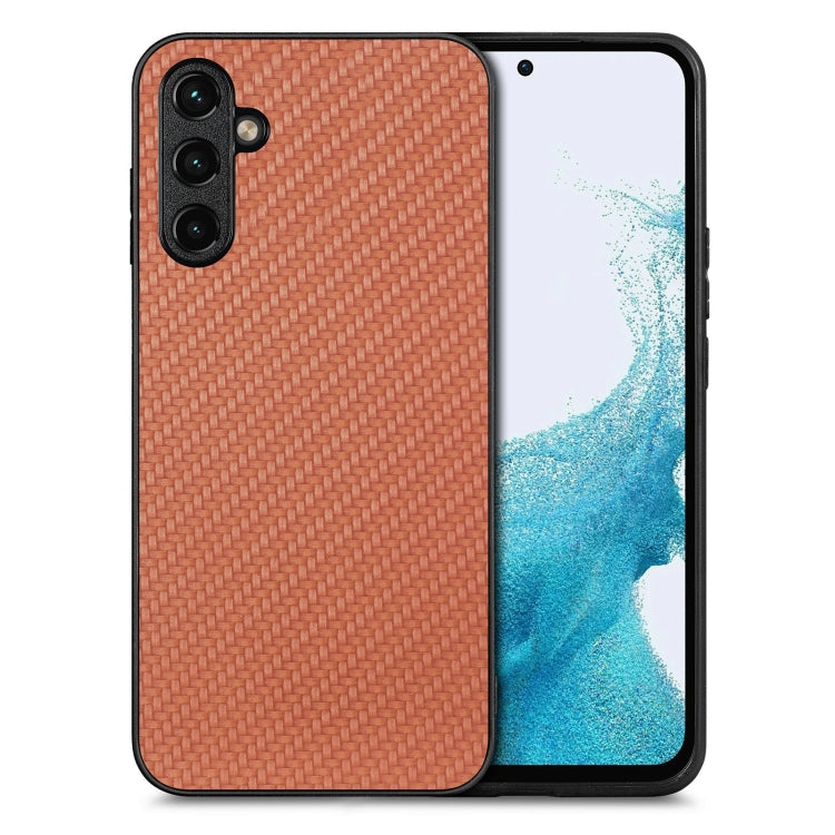 Cover posteriore in pelle con texture in fibra di carbonio, For Samsung Galaxy A54 5G, For Samsung Galaxy A14 5G, For Samsung Galaxy A22 4G, For Samsung Galaxy A22 5G