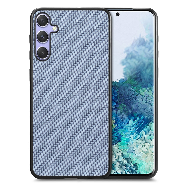 Cover posteriore in pelle con texture in fibra di carbonio, For Samsung Galaxy A36, For Samsung Galaxy S25 5G, For Samsung Galaxy S25+ 5G, For Samsung Galaxy S25 Ultra 5G