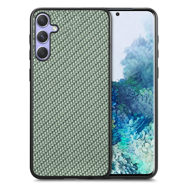 Cover posteriore in pelle con texture in fibra di carbonio, For Samsung Galaxy A36, For Samsung Galaxy S25 5G, For Samsung Galaxy S25+ 5G, For Samsung Galaxy S25 Ultra 5G