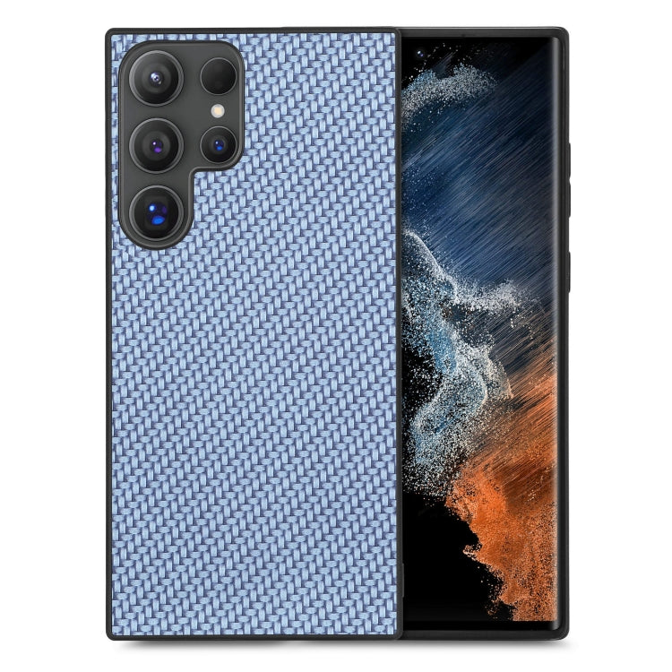 Cover posteriore in pelle con texture in fibra di carbonio, For Samsung Galaxy A36, For Samsung Galaxy S25 5G, For Samsung Galaxy S25+ 5G, For Samsung Galaxy S25 Ultra 5G