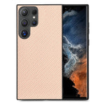 Cover posteriore in pelle con texture in fibra di carbonio, For Samsung Galaxy A36, For Samsung Galaxy S25 5G, For Samsung Galaxy S25+ 5G, For Samsung Galaxy S25 Ultra 5G