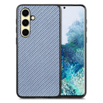 Cover posteriore in pelle con texture in fibra di carbonio, For Samsung Galaxy A36, For Samsung Galaxy S25 5G, For Samsung Galaxy S25+ 5G, For Samsung Galaxy S25 Ultra 5G