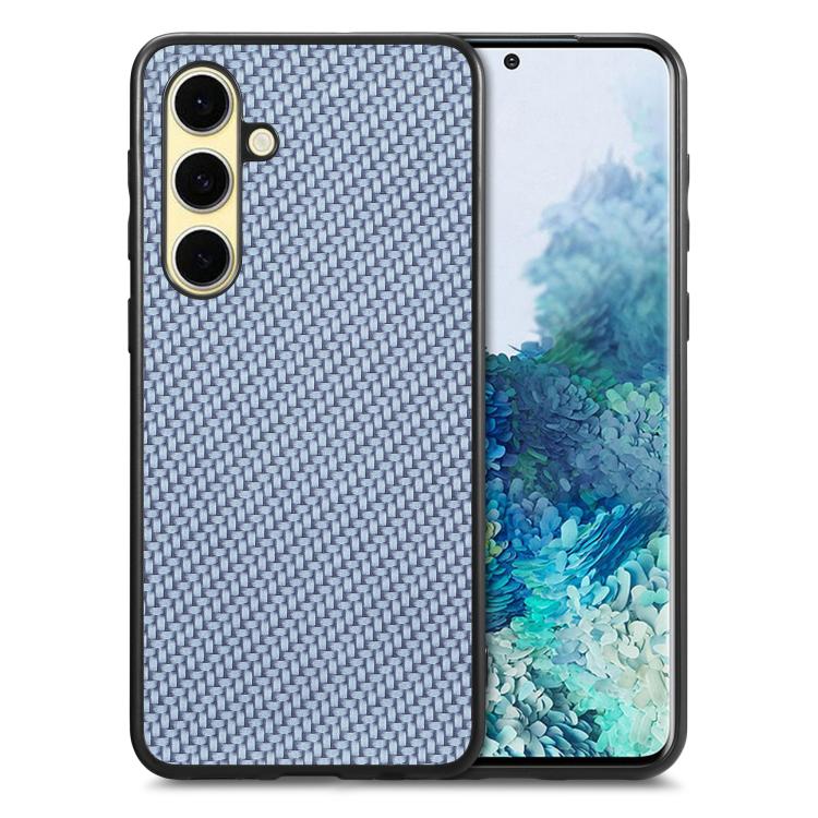 Cover posteriore in pelle con texture in fibra di carbonio, For Samsung Galaxy A36, For Samsung Galaxy S25 5G, For Samsung Galaxy S25+ 5G, For Samsung Galaxy S25 Ultra 5G
