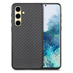 Cover posteriore in pelle con texture in fibra di carbonio, For Samsung Galaxy A57 5G, For Samsung Galaxy A37 5G, For Samsung Galaxy S25 Edge 5G, For Samsung Galaxy A56 5G