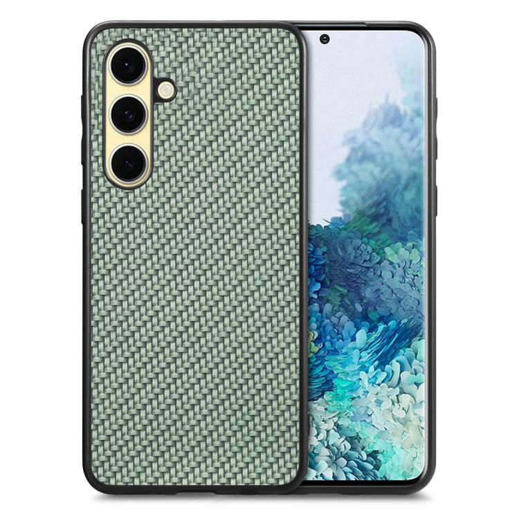 Cover posteriore in pelle con texture in fibra di carbonio, For Samsung Galaxy A57 5G, For Samsung Galaxy A37 5G, For Samsung Galaxy S25 Edge 5G, For Samsung Galaxy A56 5G