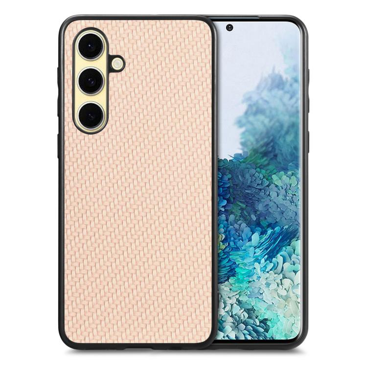 Cover posteriore in pelle con texture in fibra di carbonio, For Samsung Galaxy A57 5G, For Samsung Galaxy A37 5G, For Samsung Galaxy S25 Edge 5G, For Samsung Galaxy A56 5G