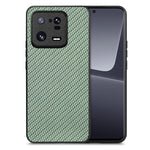 Cover posteriore in pelle con texture in fibra di carbonio, For  Redmi Note 14 Pro+ 5G, For Redmi Note 14 Pro 5G, For Xiaomi 13 Pro, For Redmi Note 11T Pro 5G