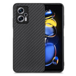 Cover posteriore in pelle con texture in fibra di carbonio, For  Redmi Note 14 Pro+ 5G, For Redmi Note 14 Pro 5G, For Xiaomi 13 Pro, For Redmi Note 11T Pro 5G