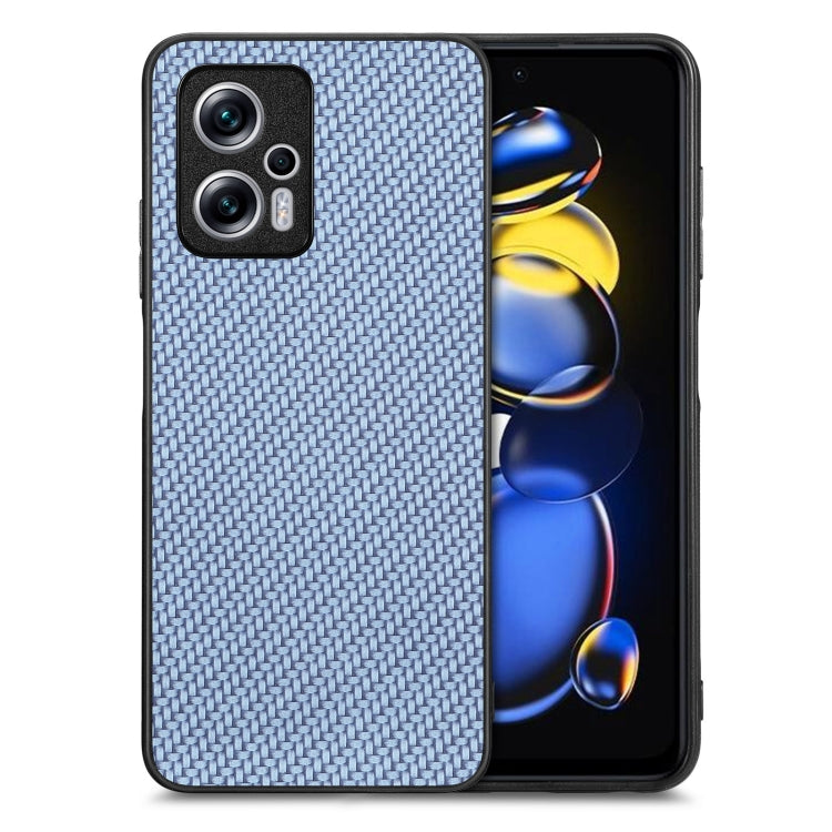 Cover posteriore in pelle con texture in fibra di carbonio, For  Redmi Note 14 Pro+ 5G, For Redmi Note 14 Pro 5G, For Xiaomi 13 Pro, For Redmi Note 11T Pro 5G